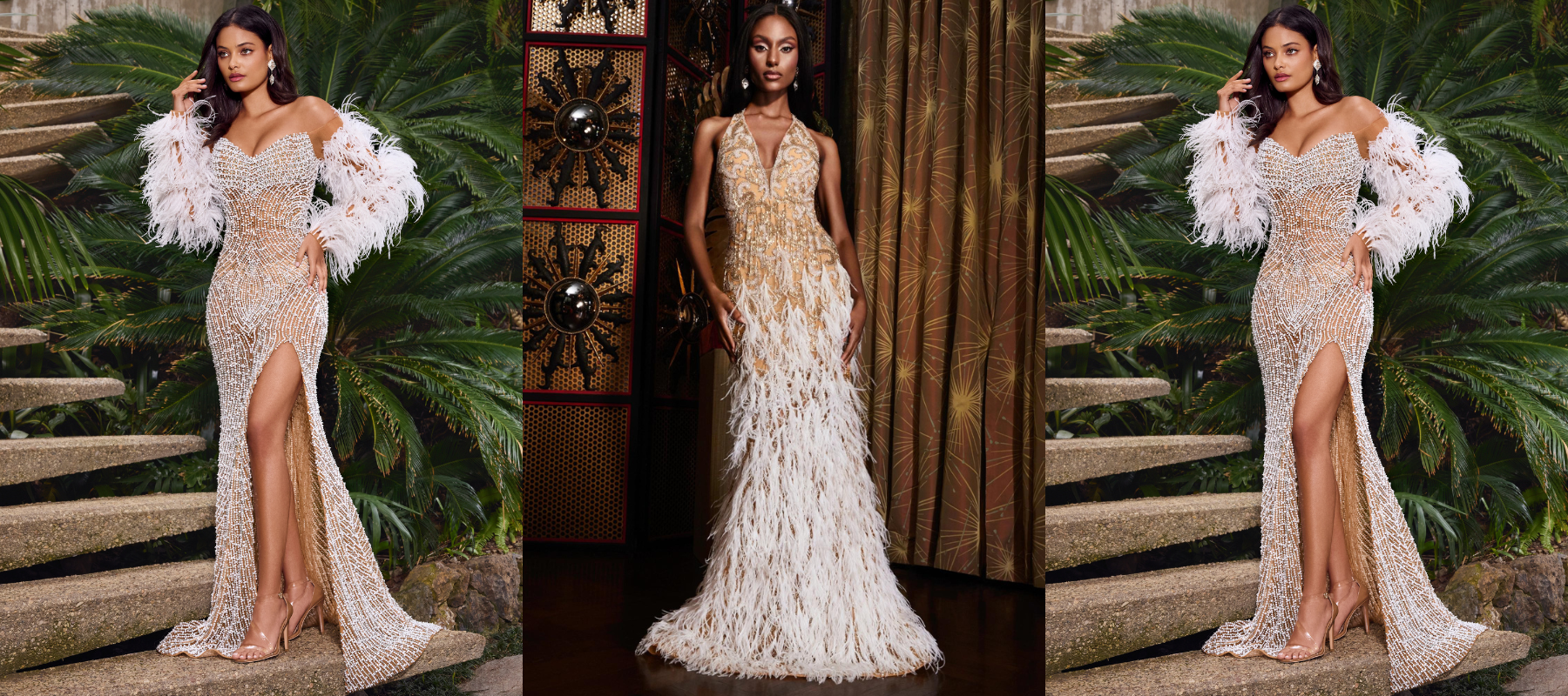 ASHLEYlauren Feather Dresses The Statement Trend You Need ASHLEYlauren Feather Dresses The Statement Trend You Need