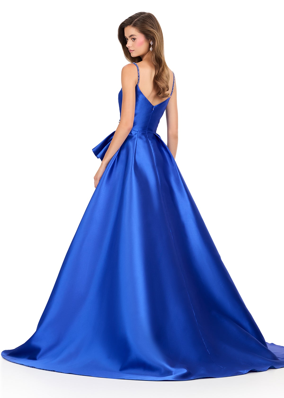 ASHLEYlauren Style 12241 - A-Line Prom Gown with Ruffle Detail ASHLEYlauren Style 12241 - A-Line Prom Gown with Ruffle Detail