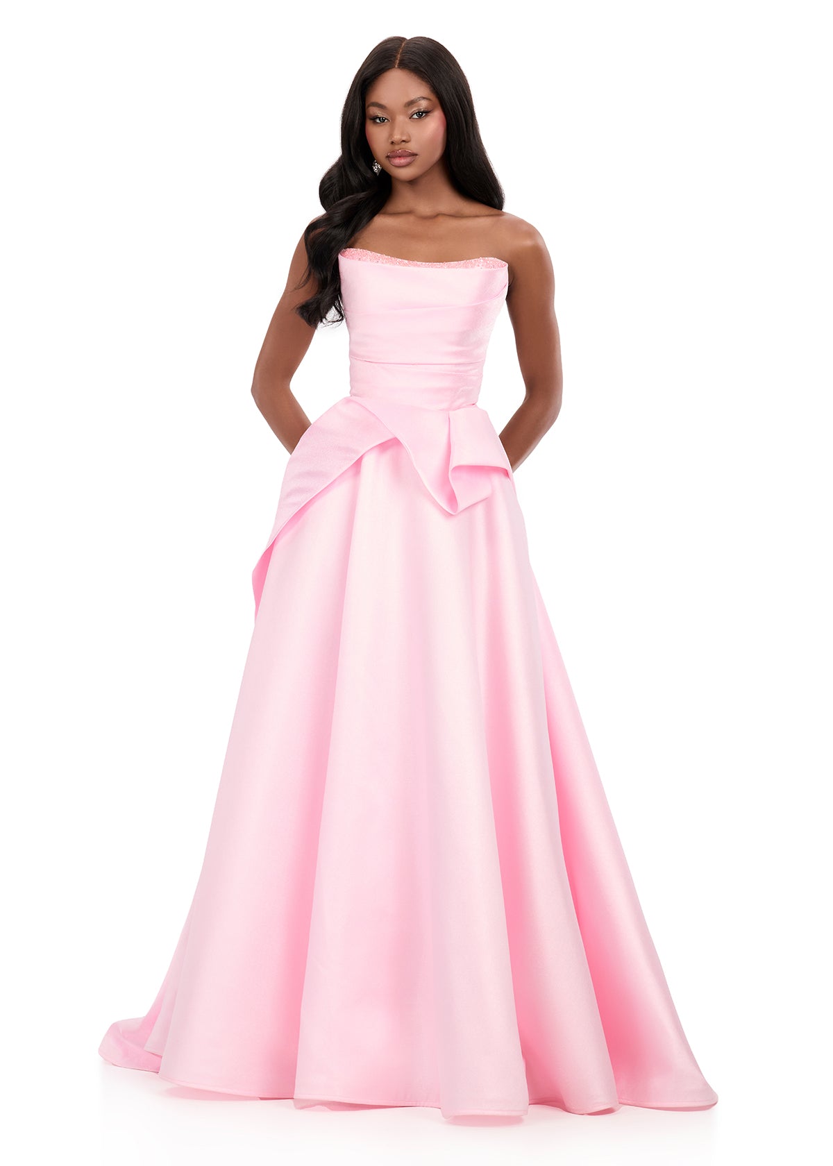 green emerald velvet dress ASHLEYlauren Style 12280