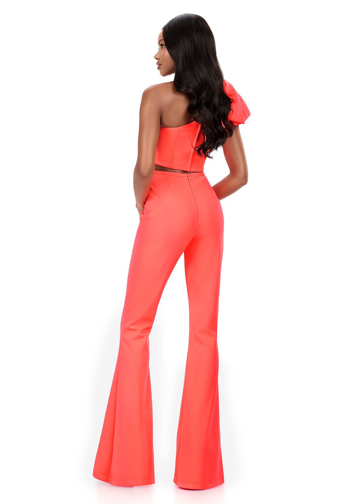 two piece neon dress La Femme