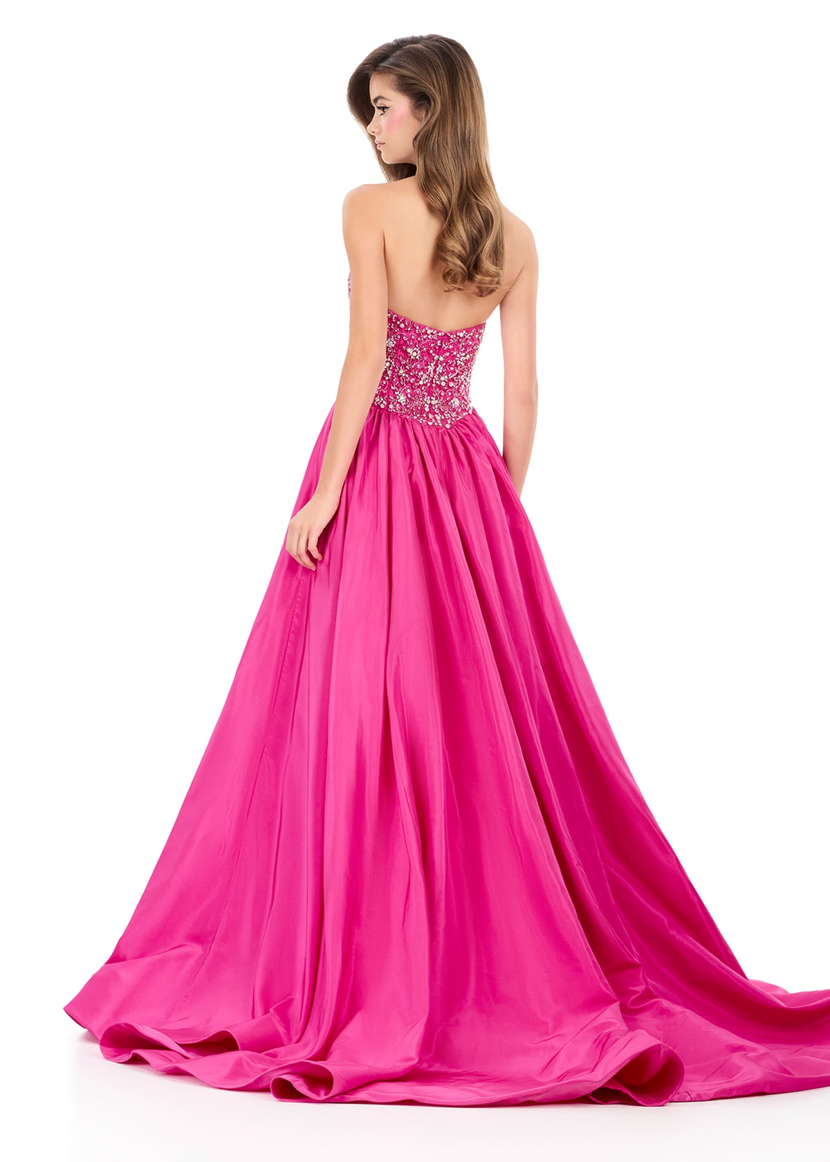 ASHLEYlauren Style 12299 - Pageant Ball Gown with Halter Top
