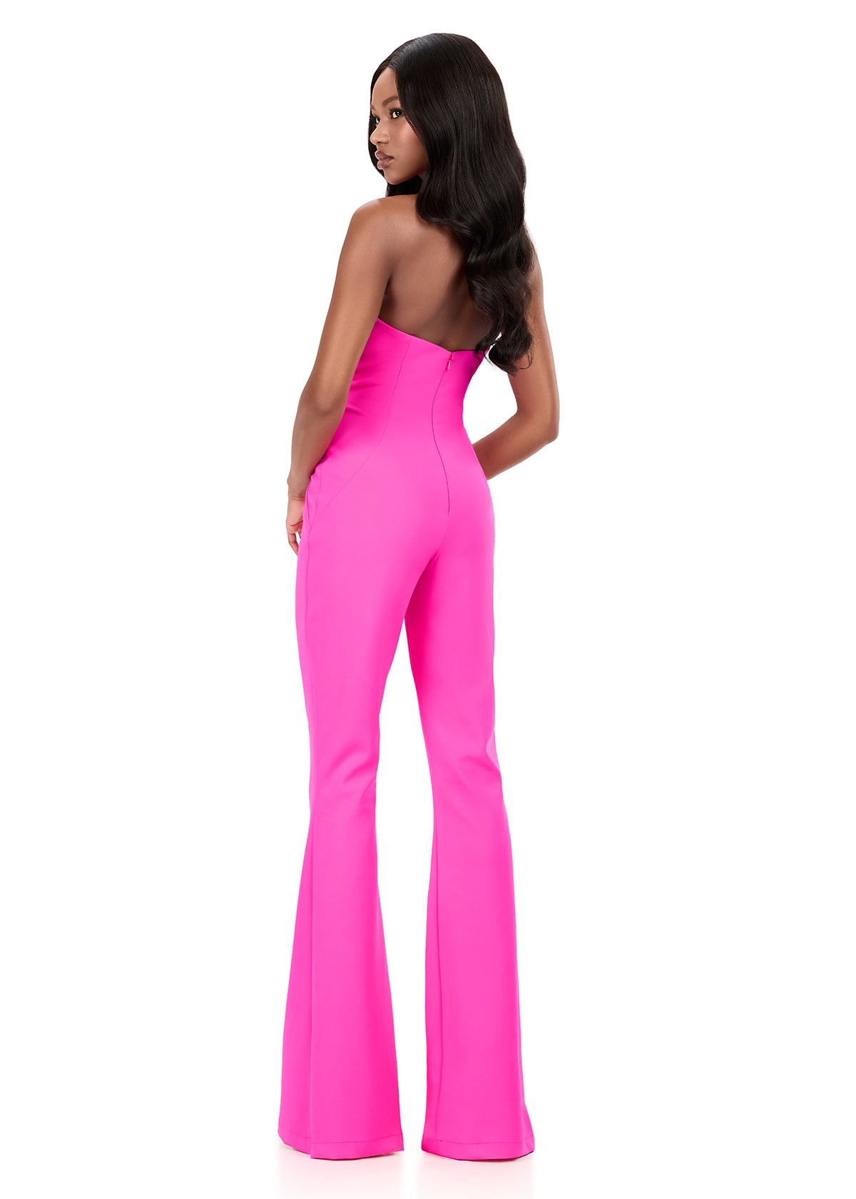 ASHLEYlauren Style 12302 - Pageant Jumpsuit with High Neckline