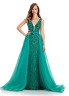 Elevate your look with this stunning layered organza overskirt featuring a structured wire hem and a sweeping train. The perfect statement piece to add flair to any dress, romper, bodysuit, or jumpsuit.