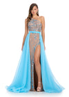 Elevate your look with this stunning layered organza overskirt featuring a structured wire hem and a sweeping train. The perfect statement piece to add flair to any dress, romper, bodysuit, or jumpsuit.