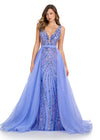 Elevate your look with this stunning layered organza overskirt featuring a structured wire hem and a sweeping train. The perfect statement piece to add flair to any dress, romper, bodysuit, or jumpsuit.