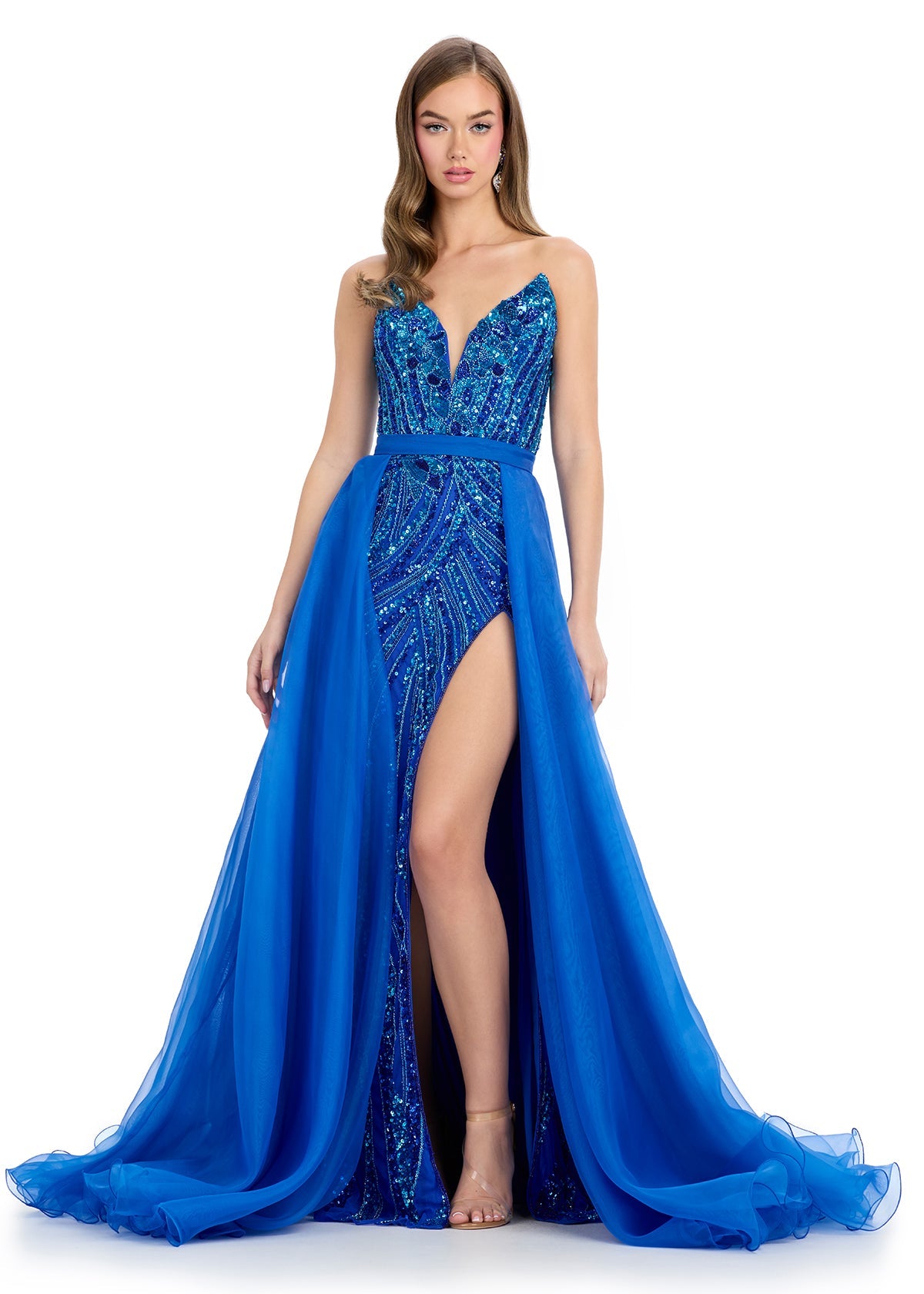 ASHLEYlauren 1740 Organza Overskirt ASHLEYlauren 1740 Organza Overskirt