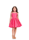 ASHLEYlauren 8397 Cocktail | Hot pink fun cocktail gown that features off the shoulder straps and a vibrant collar