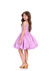 ASHLEYlauren 8397 Cocktail | light purple fun cocktail dress with beautiful off the shoulder straps and a fun dazzling collar