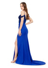 Back. Royal ASHLEYlauren 11391 standout evening gown featuring a sweetheart neckline, off shoulder straps, beaded corset details, and a sleek jersey skirt for an elegant and sophisticated look.