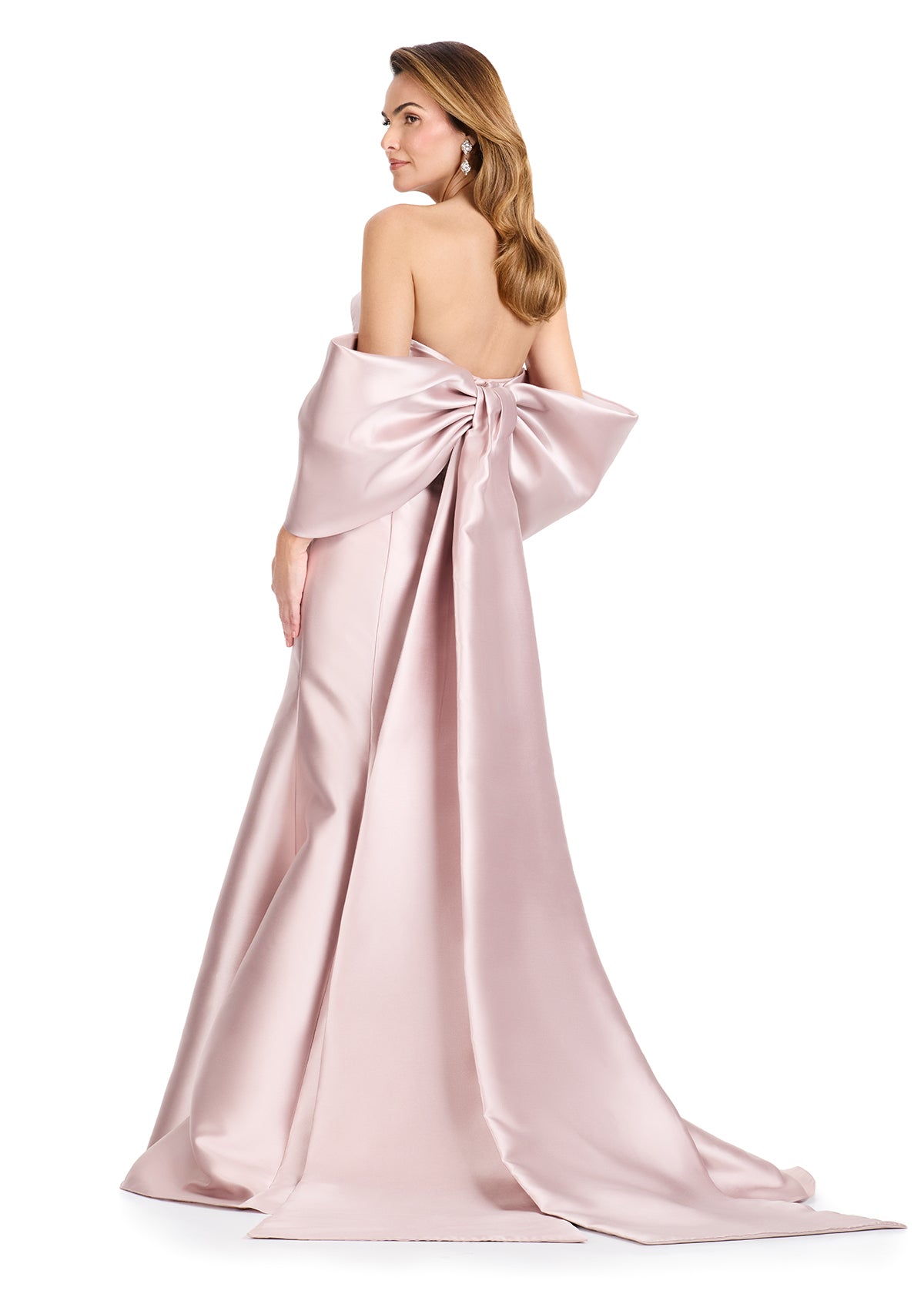 ASHLEYlauren E12108 Strapless Mikado Mermaid Gown