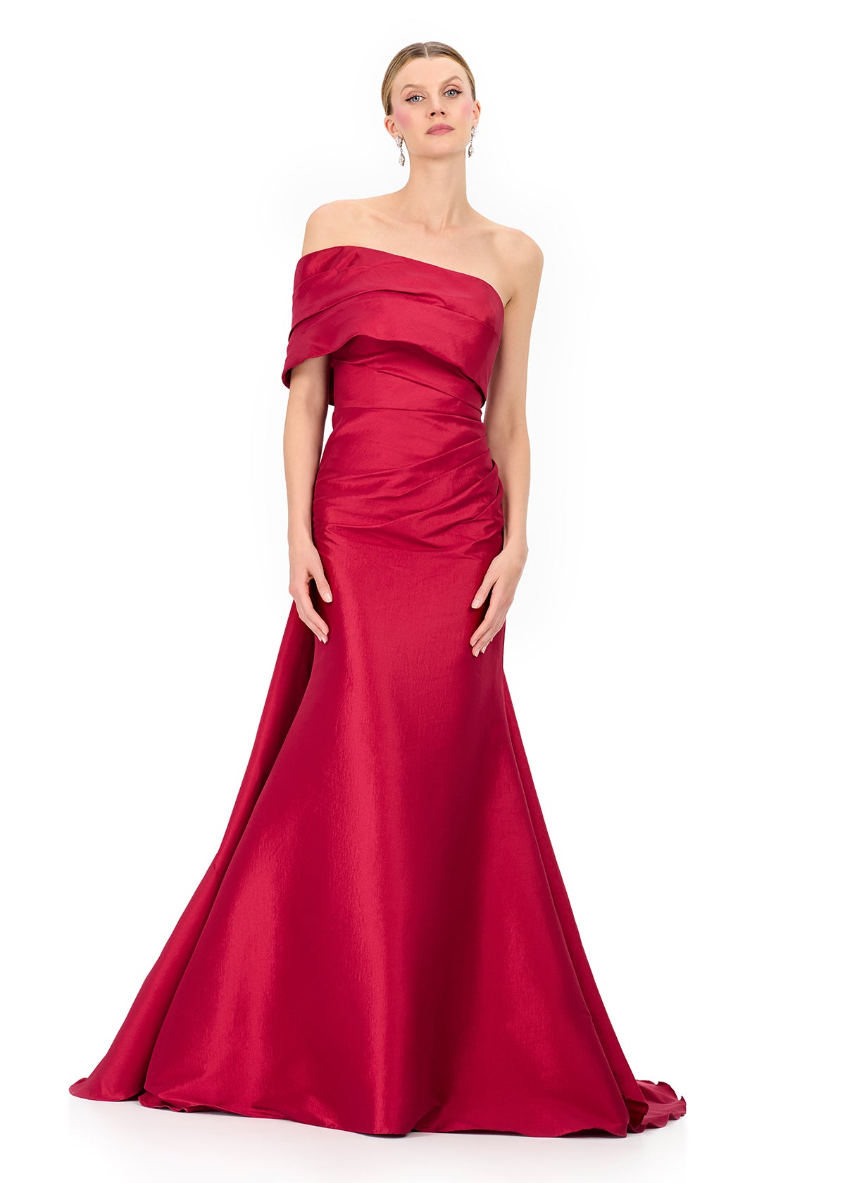 sachin and babi light blue dress MIKADO AND TAFFETA SKIRT GOWN – MARMAR HALIM FASHION DESIGN LLC main image 0