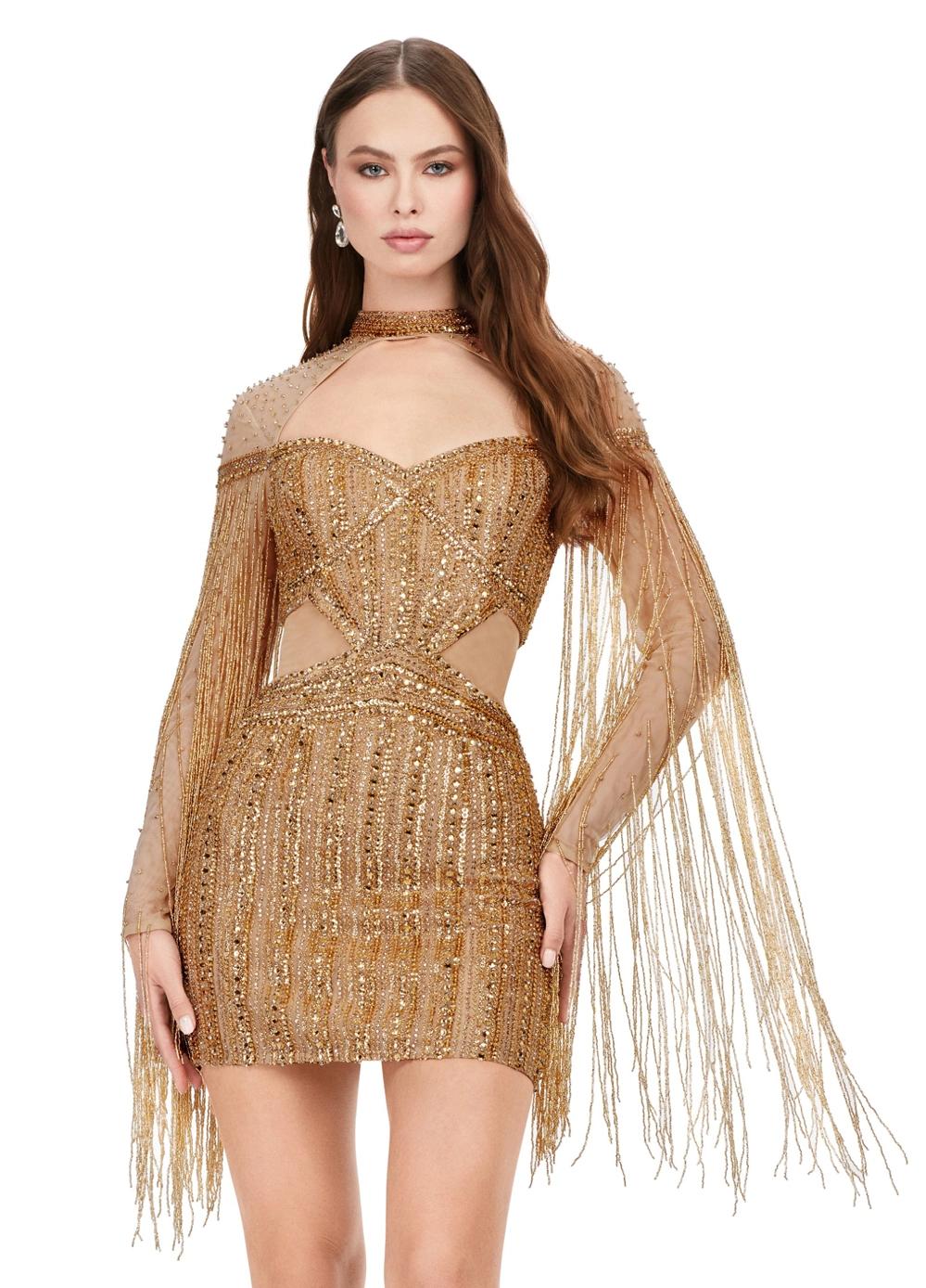 ASHLEYlauren 4601 Sweetheart Beaded Cocktail Dress ASHLEYlauren 4601 Sweetheart Beaded Cocktail Dress