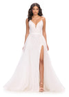 Elevate your look with this stunning layered organza overskirt featuring a structured wire hem and a sweeping train. The perfect statement piece to add flair to any dress, romper, bodysuit, or jumpsuit.