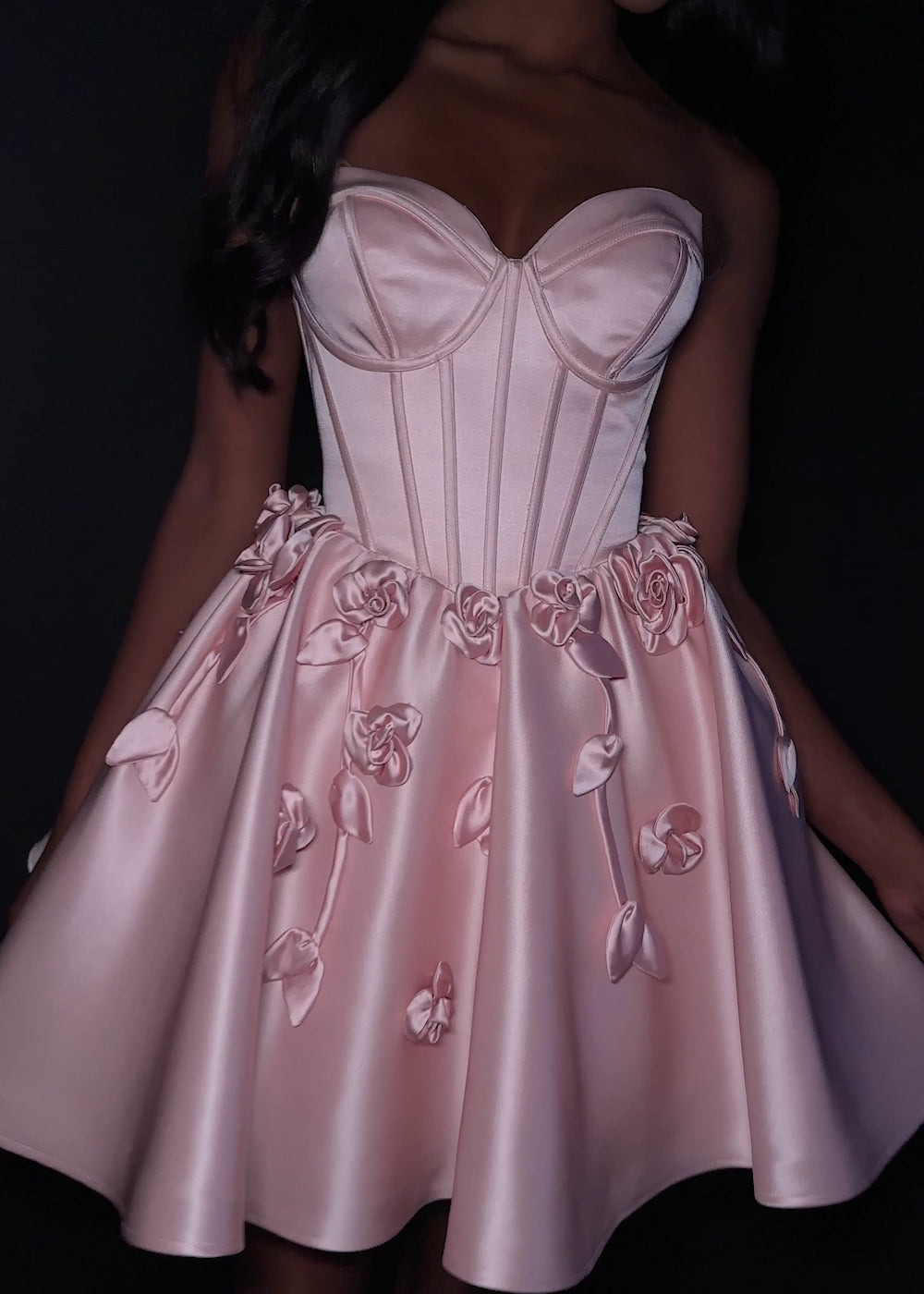 ASHLEYlauren 40019 - Strapless A-Line Cocktail Dress