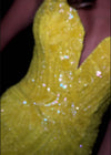 Video - Yellow ASHLEYlauren 11236 strapless gown featuring a sweetheart neckline, modern floral sequin motif cascading down the bustier and skirt, and a left leg slit for a glamorous and head-turning look.