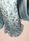 Video - ASHLEYlauren 11404 breathtaking strapless gown featuring intricate full sequin beading, a matching sequin choker, and a flowing chiffon cape for a dramatic and statement-making look.