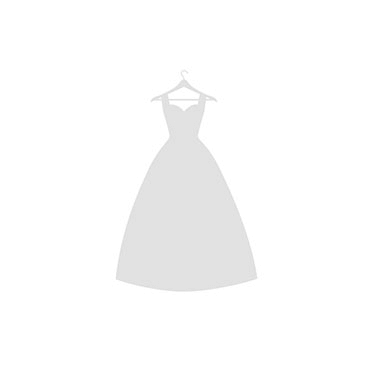 8036 Kids Crew Neckline Ball Gown with Pickup Skirt Image