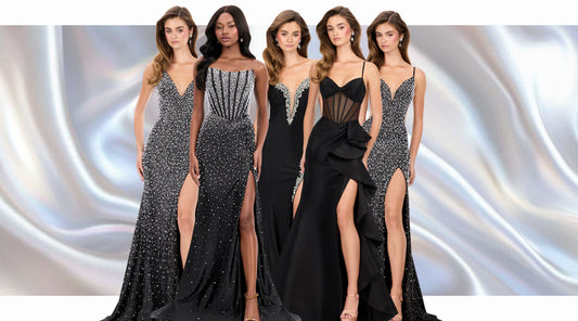 ASHLEYlauren Black Prom Dresses 