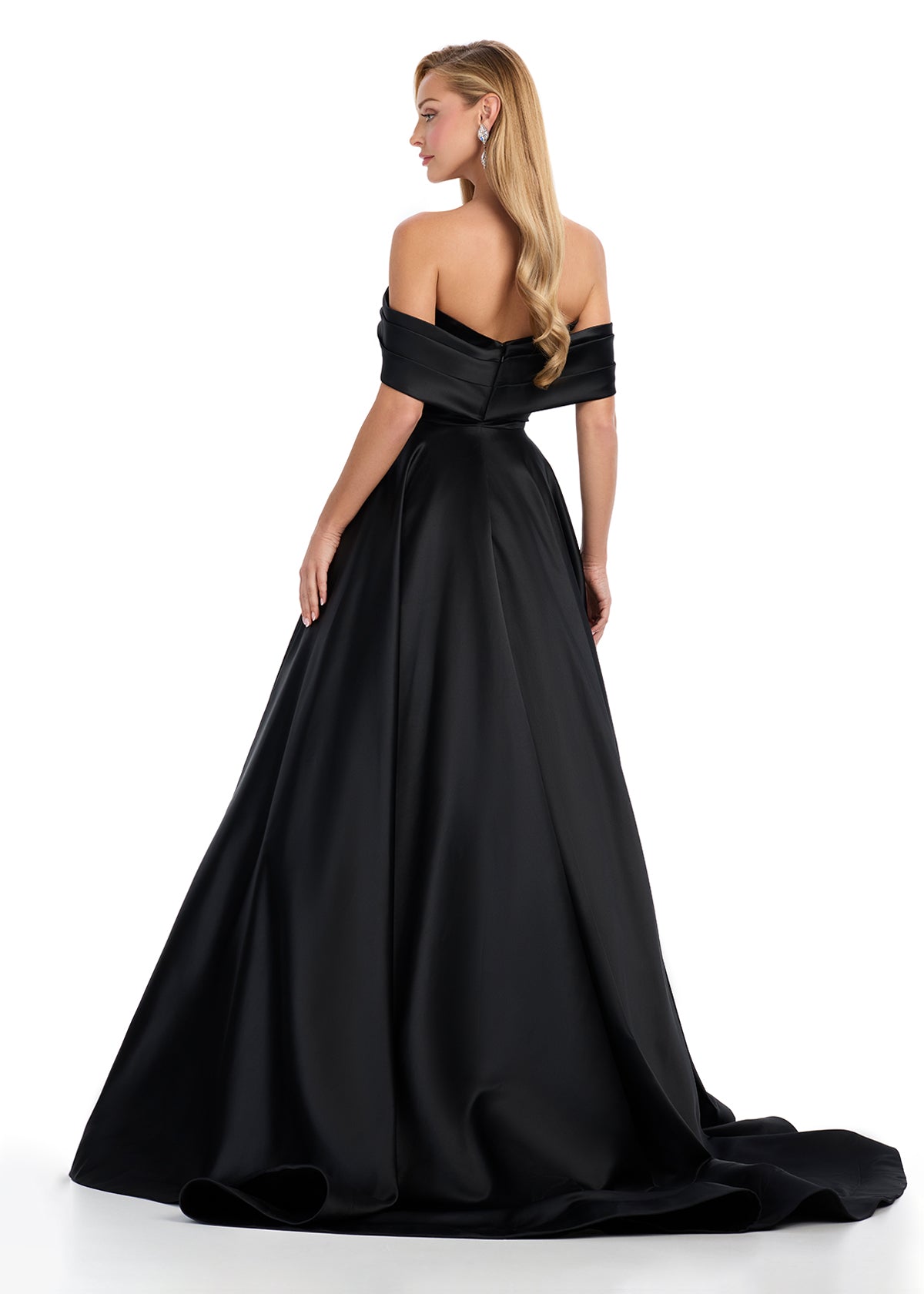 LE'RURE リルアー Off shoulder balloon dress Andrea & Leo A1322 Off Shoulder Tulle & Lace A-Line Ball