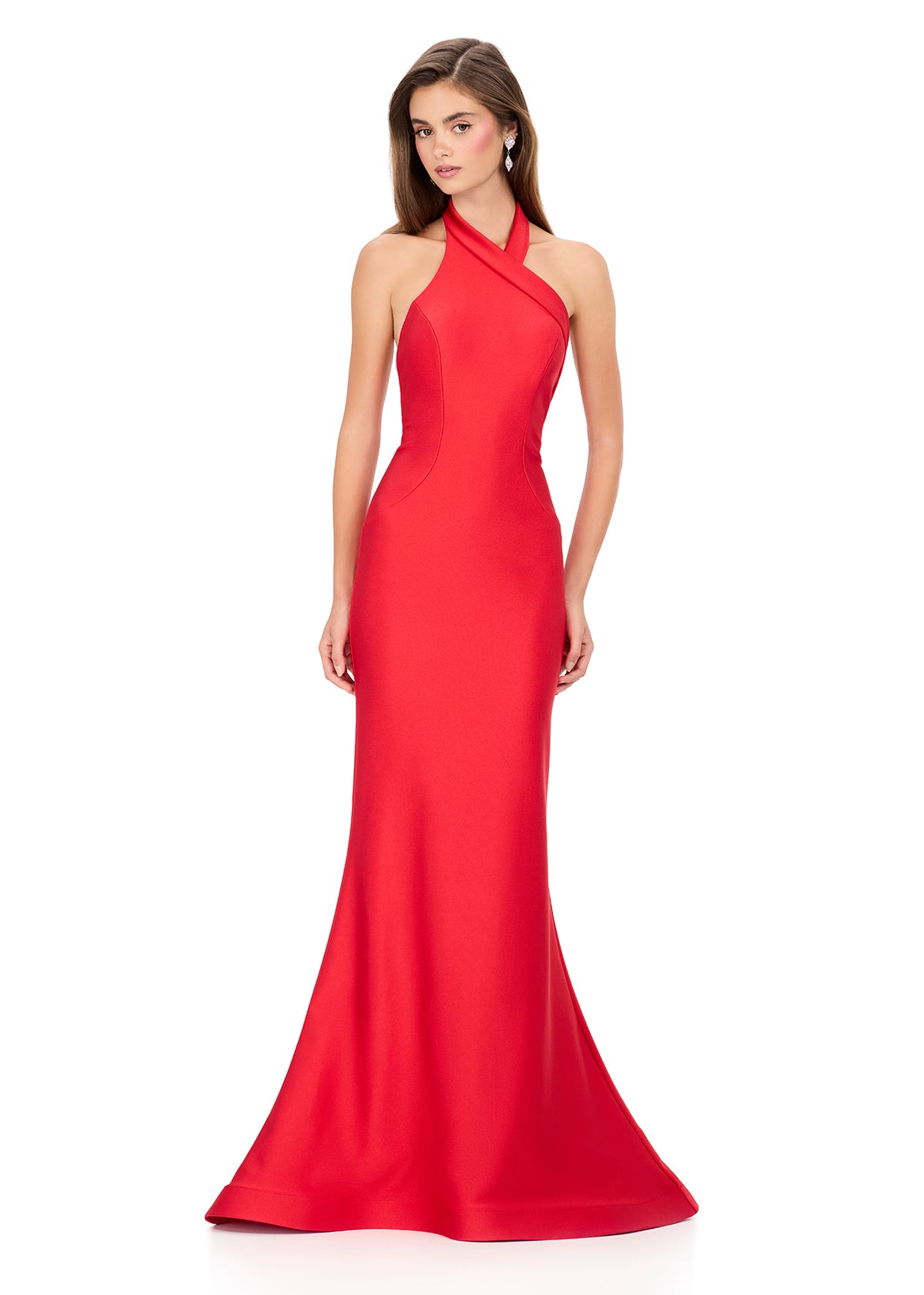 crossover jersey dress Emporio Armani Crossover Ruched Jersey Dress