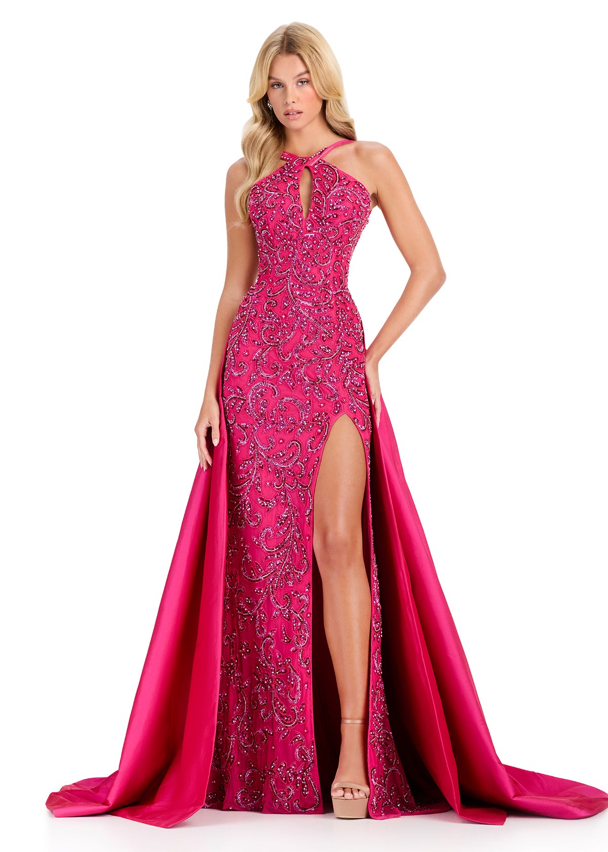 pink pageant dresses for adults Pink Off Shoulder Ruffles Rhinestone Waistband Junior Pageant Gown