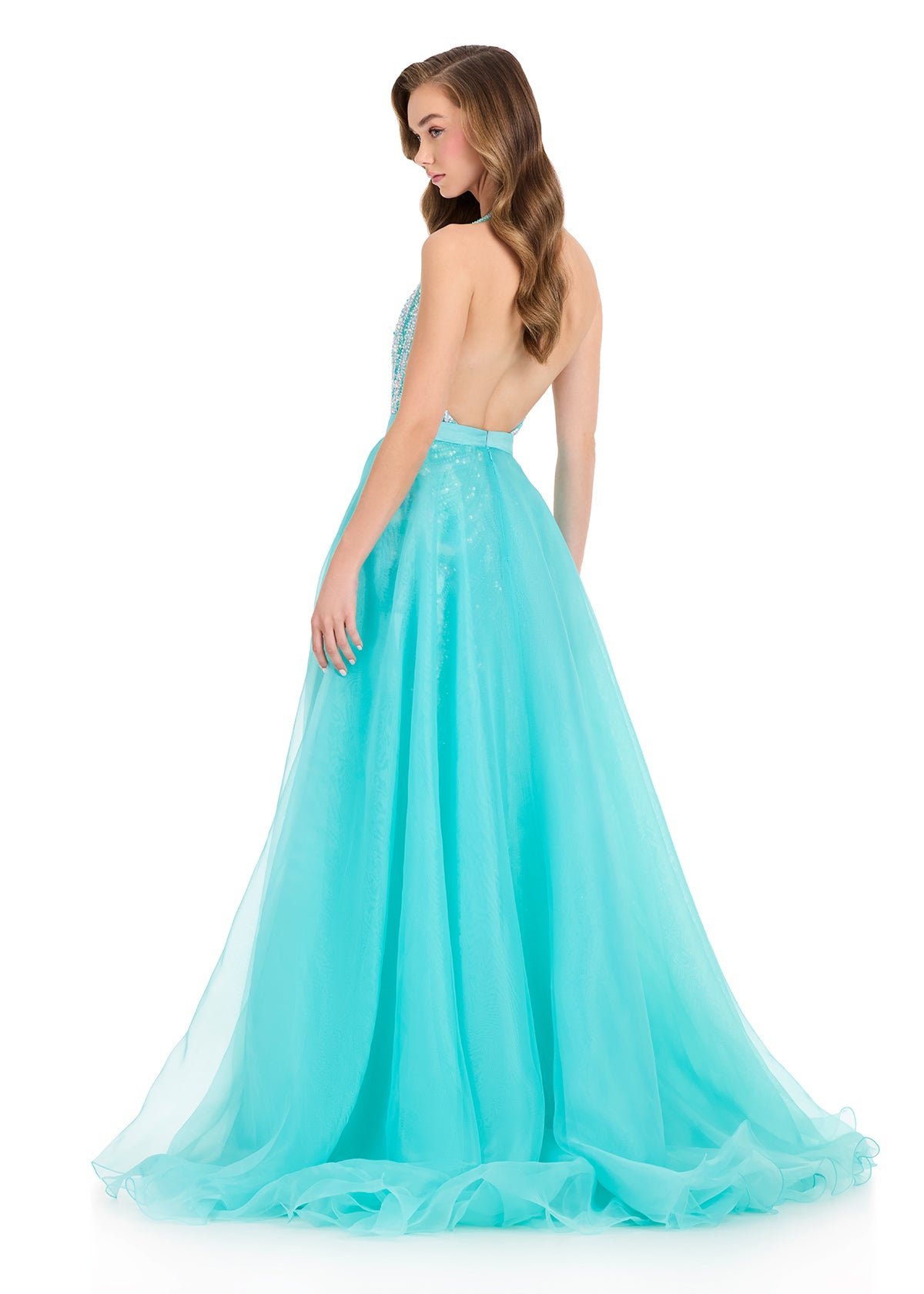 ASHLEYlauren 1740 Organza Overskirt