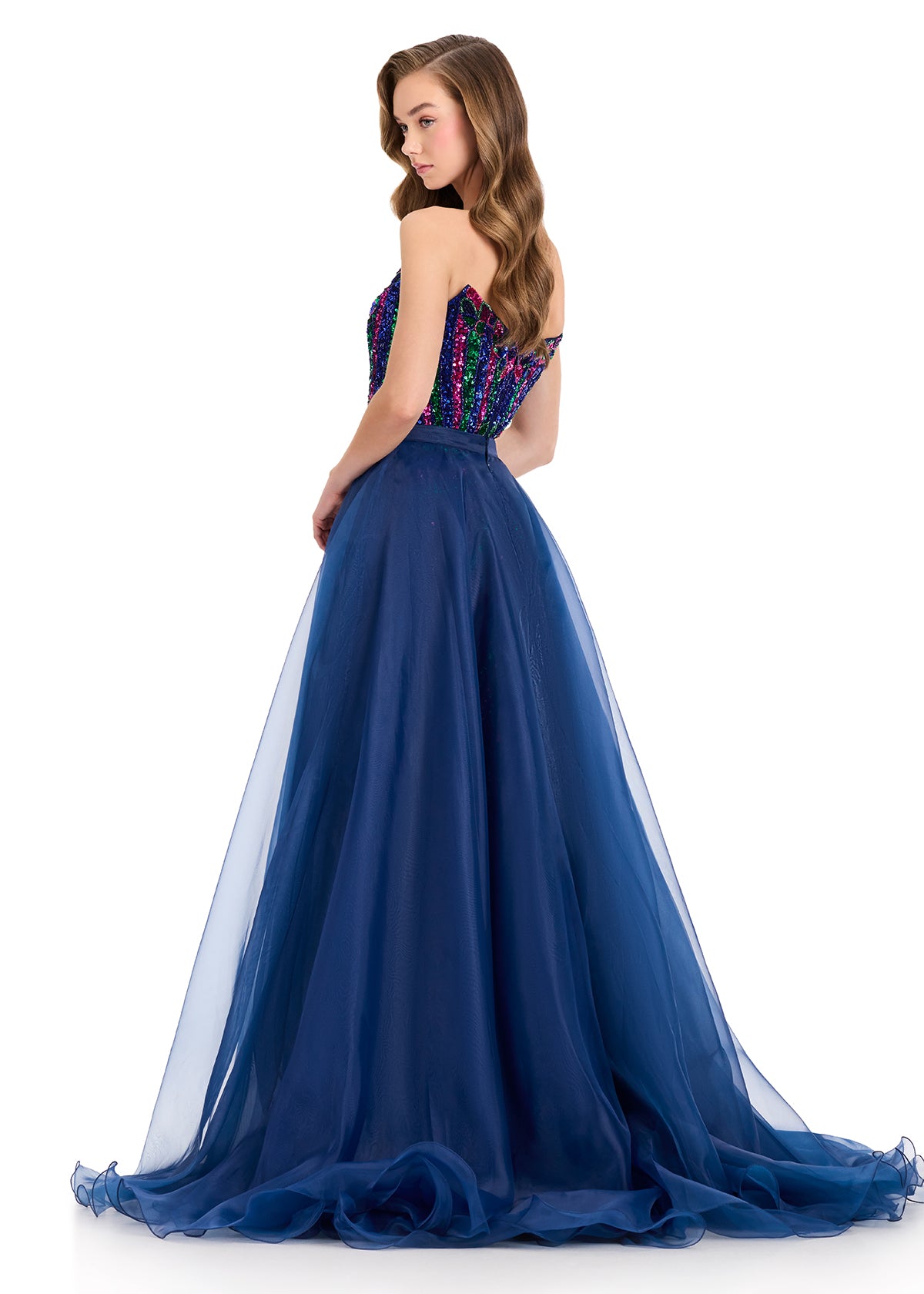 ASHLEYlauren 1740 Organza Overskirt