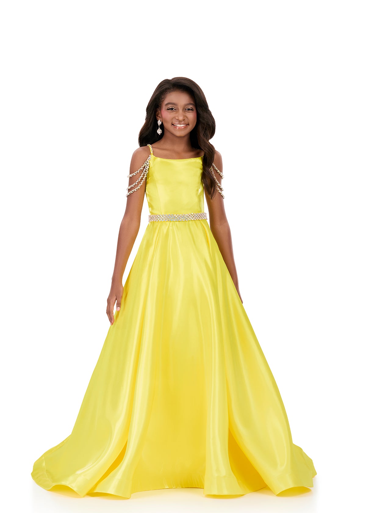 ASHLEYlauren Style 8333 Satin Kids Pageant Dress ASHLEYlauren Style 8333 Satin Kids Pageant Dress