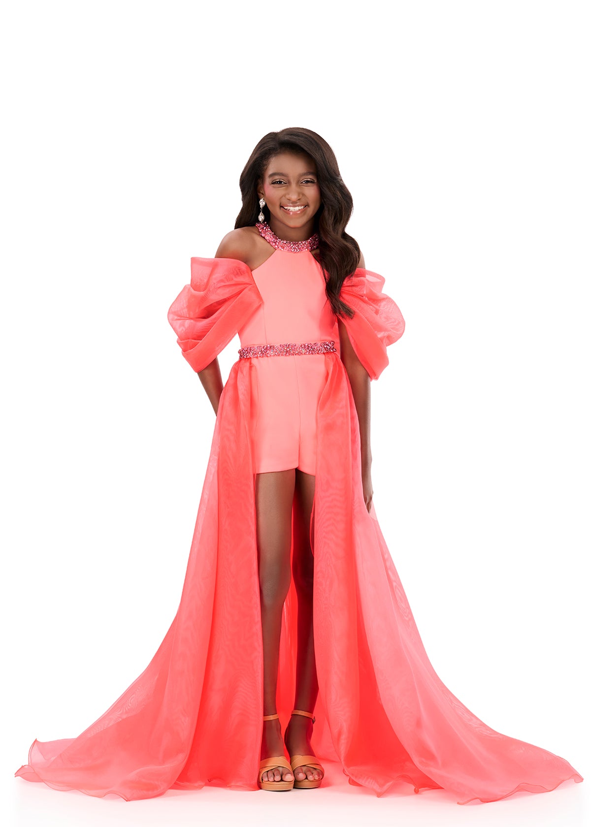 ASHLEYlauren Style 8339 Kids Pageant Fun Fashion Romper