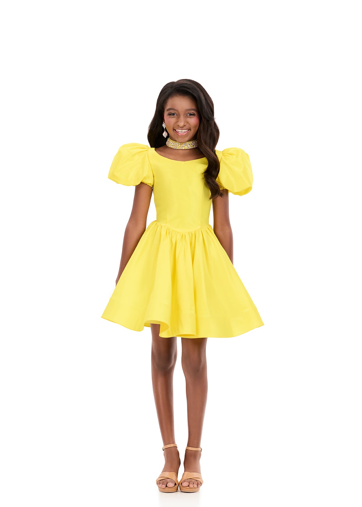 ASHLEYlauren 8309 Tweed Jumpsuit with Pearl Trim