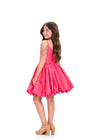 ASHLEYlauren 8397 Cocktail| pink short dress with a dazziling collar and off the shoulder straps that sparkle 