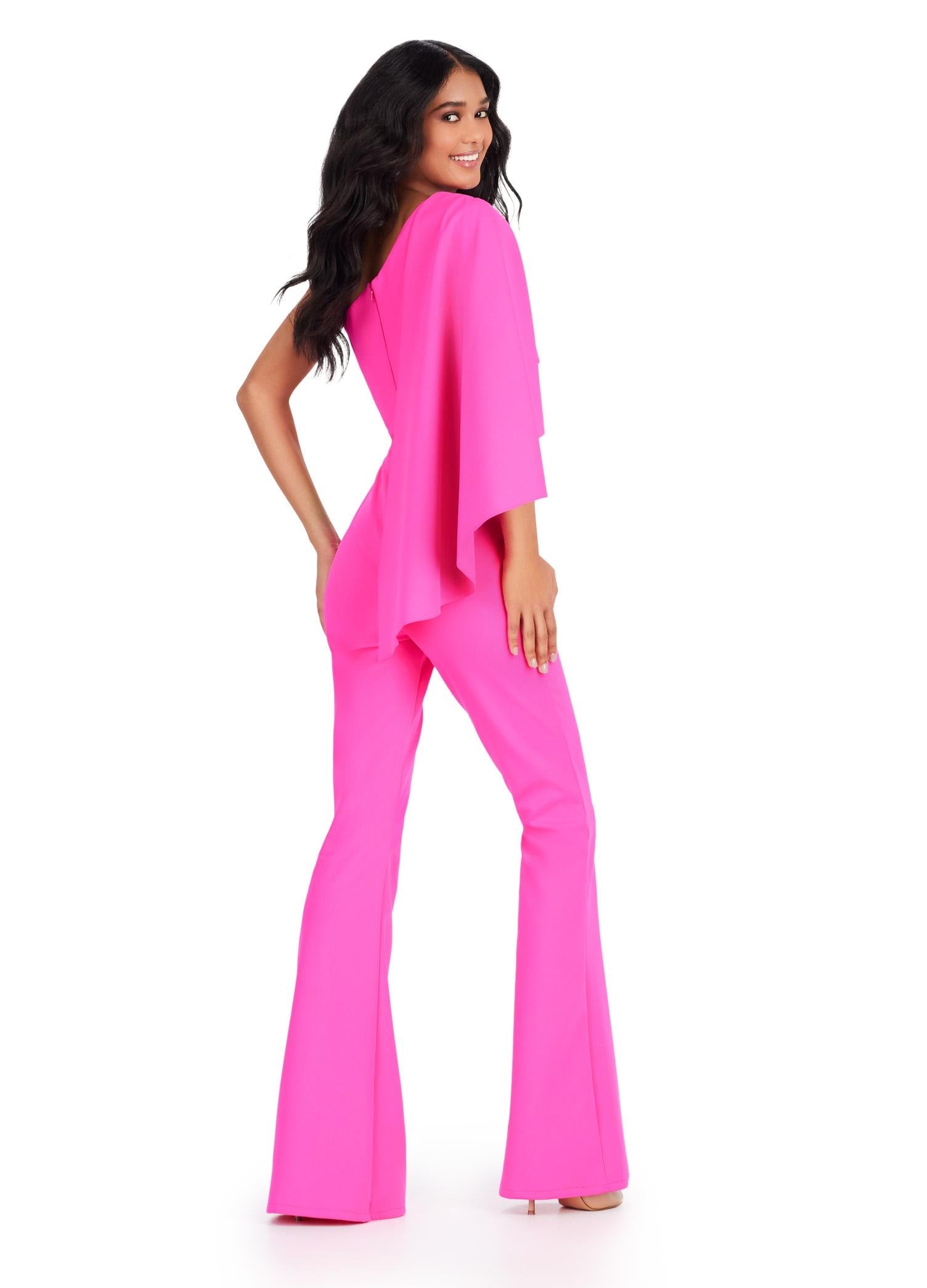 ASHLEYlauren 11534 Scuba Jumpsuit