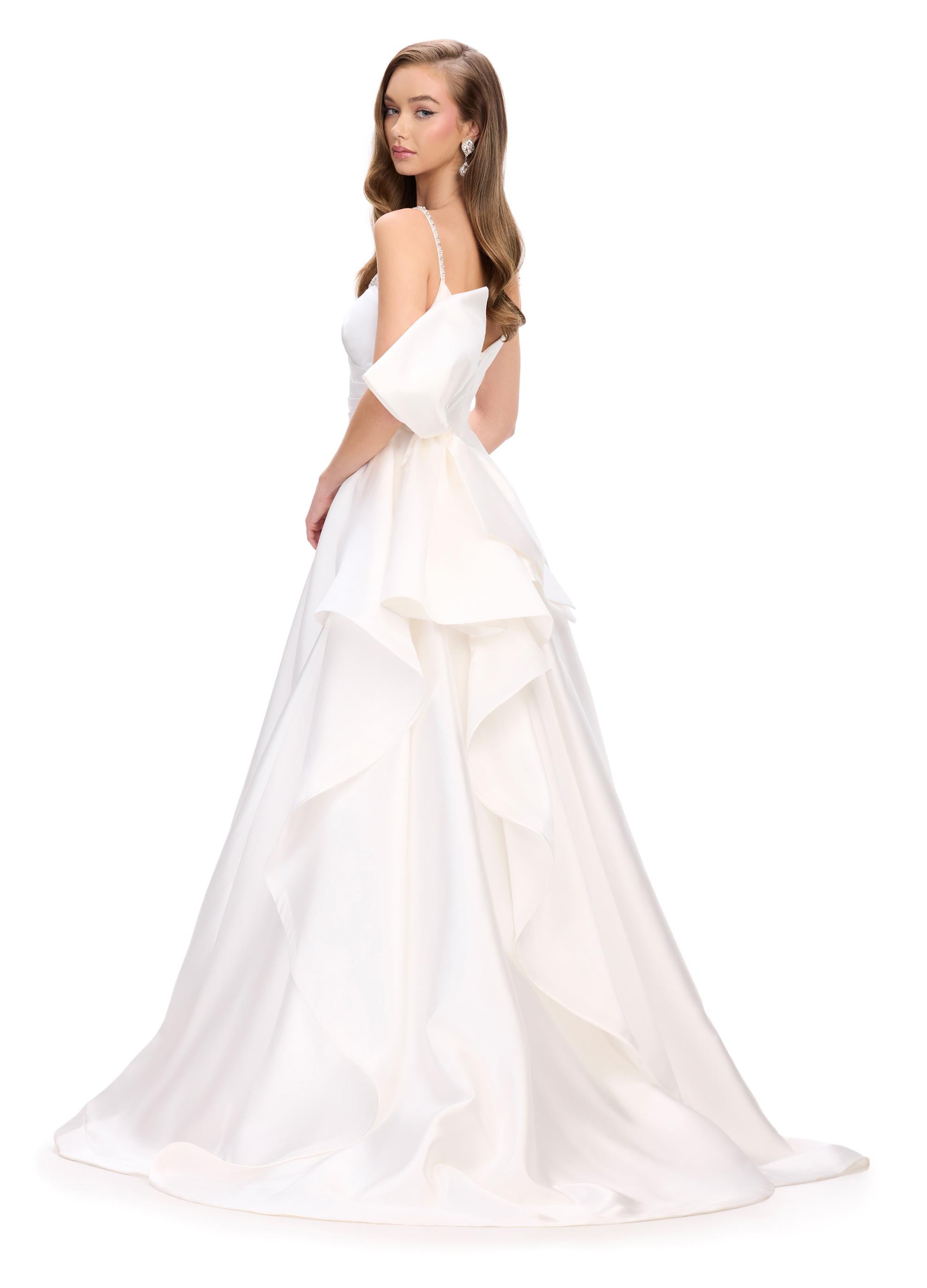ASHLEYlauren 11769 Sweetheart Satin Ball Gown