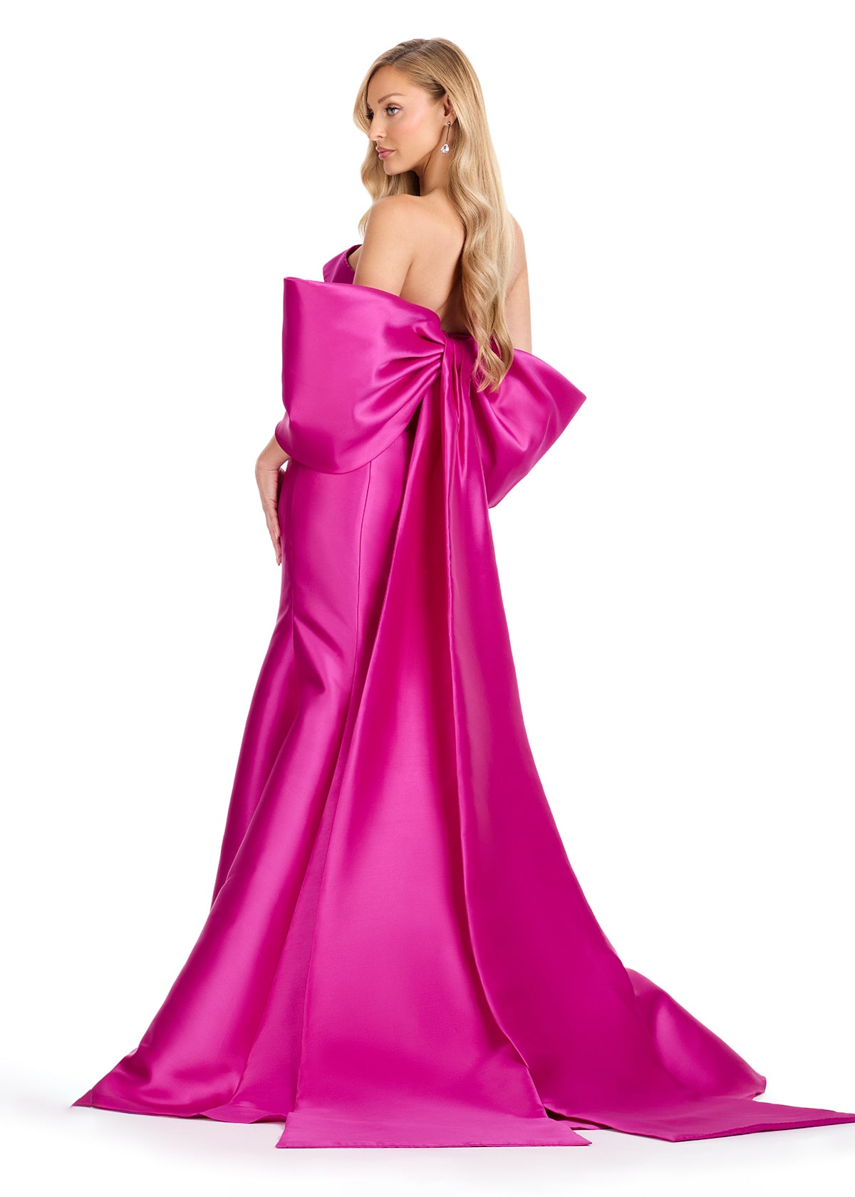 ASHLEYlauren E12108 Strapless Mikado Mermaid Gown