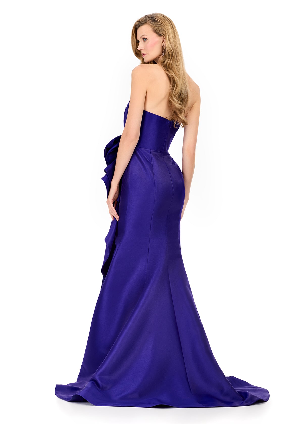 ASHLEYlauren E12216 Mikado Strapless Bow Mermaid Gown ASHLEYlauren E12216 Mikado Strapless Bow Mermaid Gown