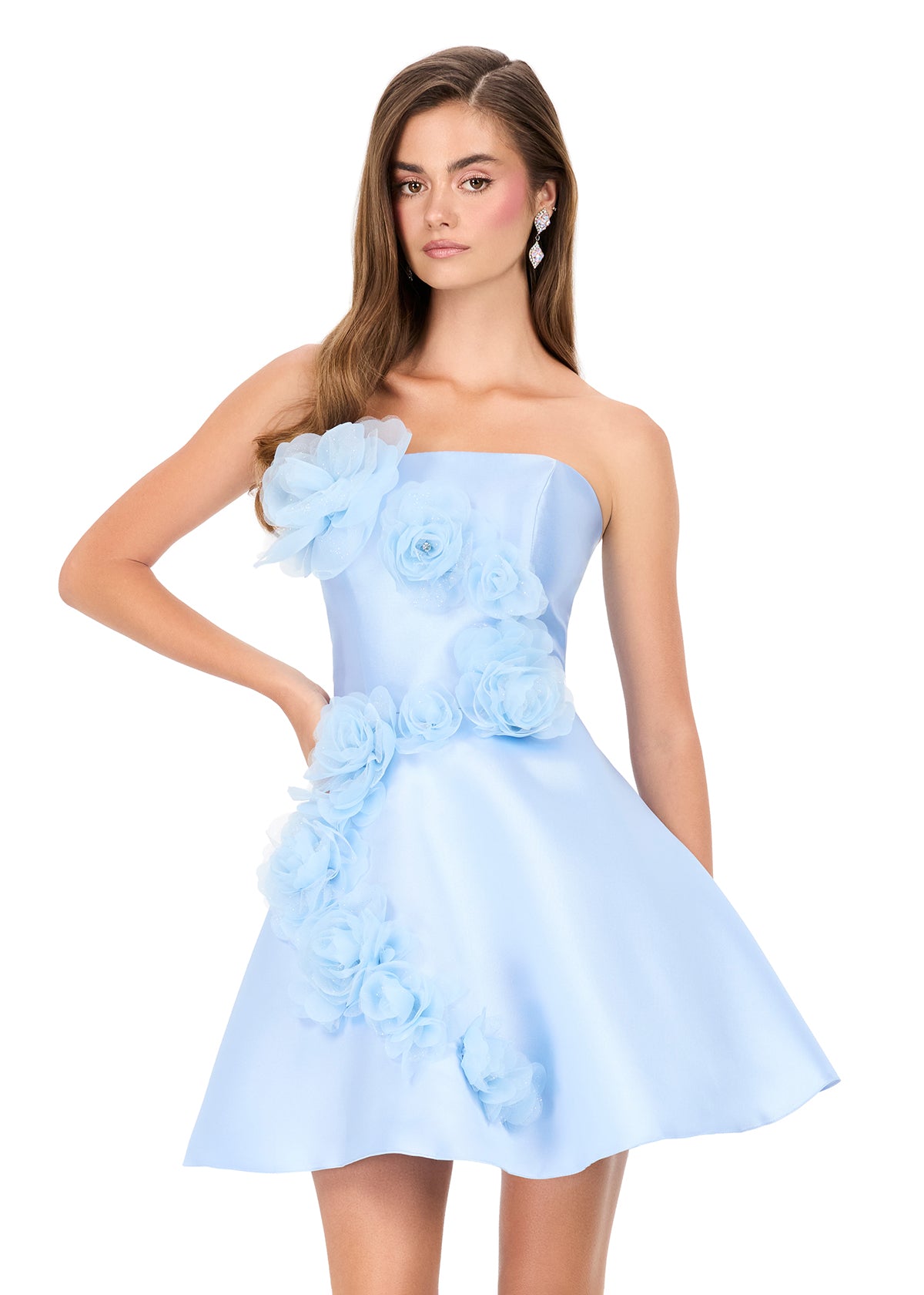 ASHLEYlauren 13398 Sweetheart Crystal Vermicelli Gown ASHLEYlauren 13398 Sweetheart Crystal Vermicelli Gown