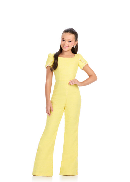 【Louren】summer tweed jumpsuits Yellow_ASHLEYlauren_8309_Tweed