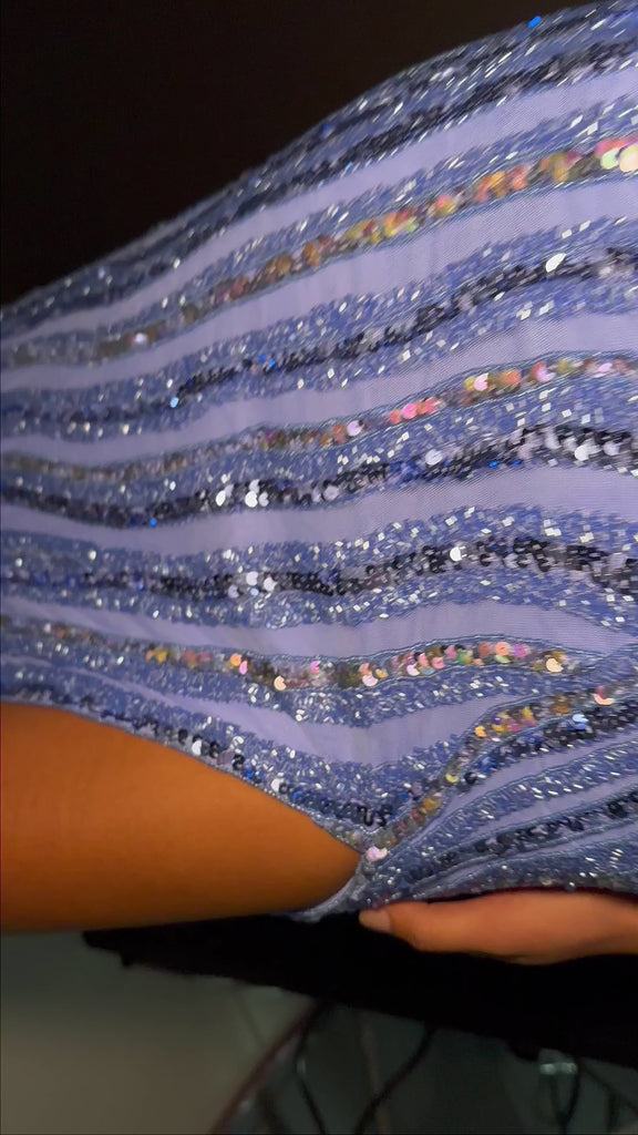 Video - Pink ASHLEYlauren 11586 Fully Beaded Gown 