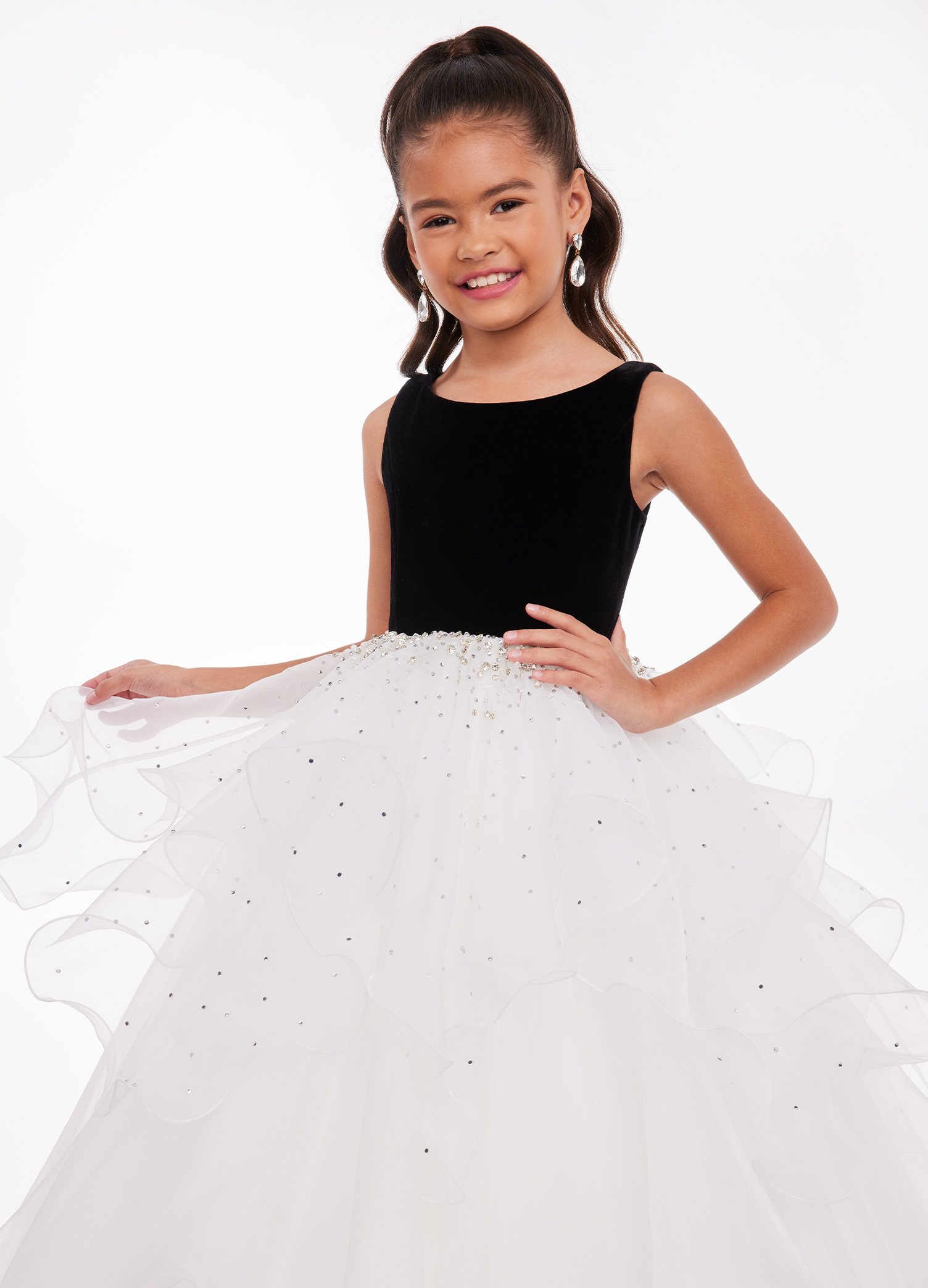 White and Black Formal Gowns - UCenter Dress